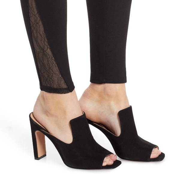 Lysse Eclipse High Waist Lace Panel Leggings NEW - Picture 5 of 5